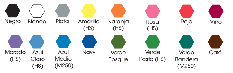 round stic mexicano colores de tapa y botón